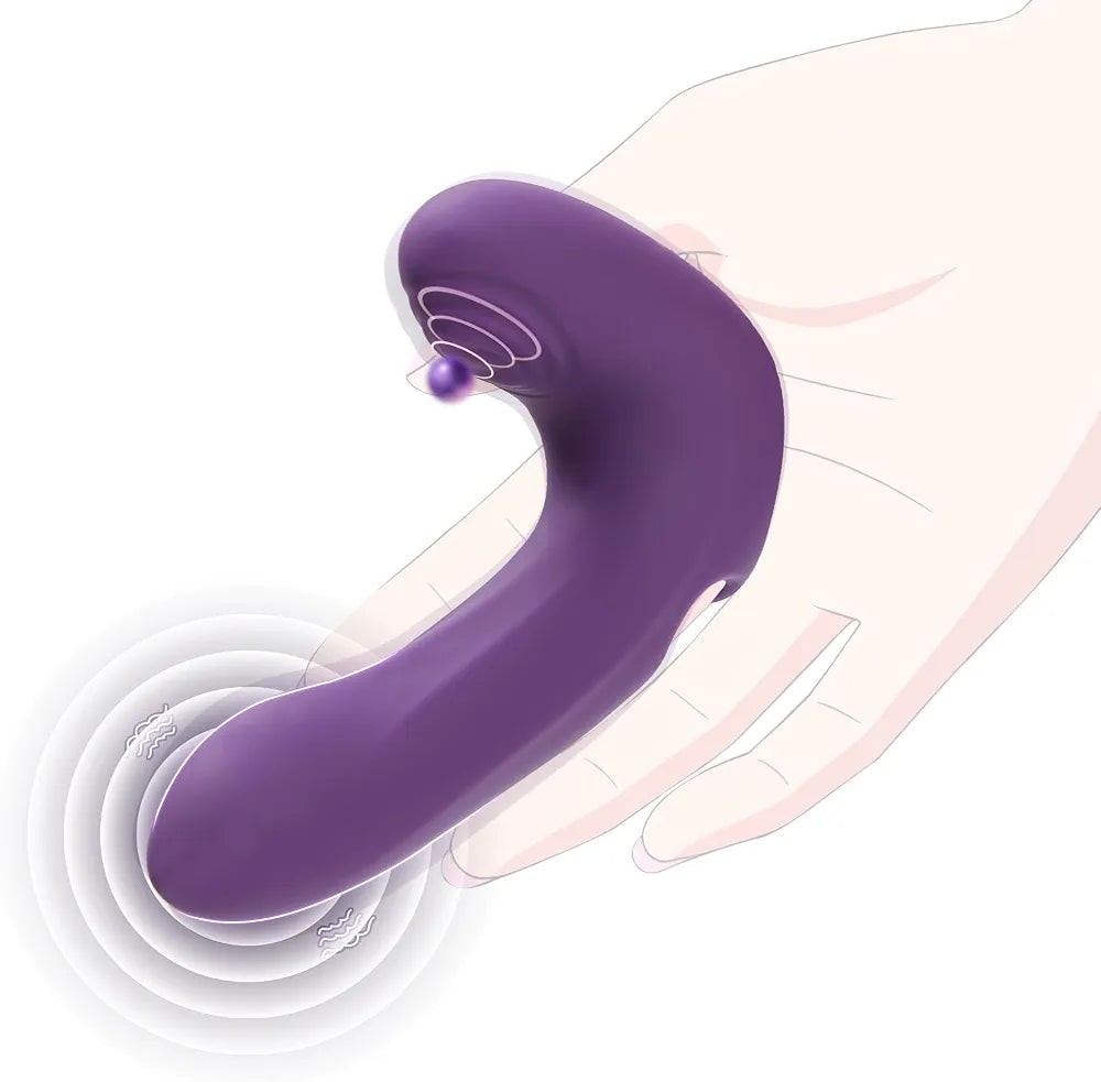 Discreet Finger-Wearable Clitoral Stimulator with 10 Vibration Patterns