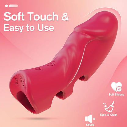 Discreet Mini Finger Vibrator for Targeted Clitoral and G-Spot Stimulation