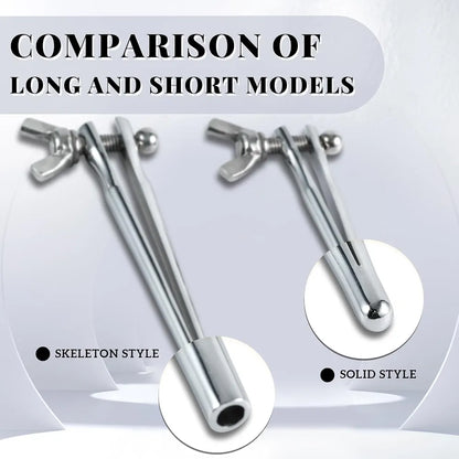 Adjustable Stainless Steel Hollow Urethral Sound Dilator for Male BDSM and Prostate Massage