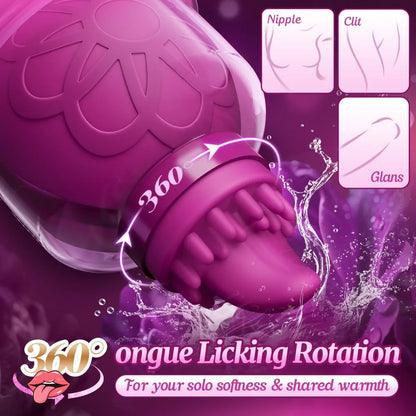 10-Mode Rotating Nipple and Clitoral Stimulator for Couples