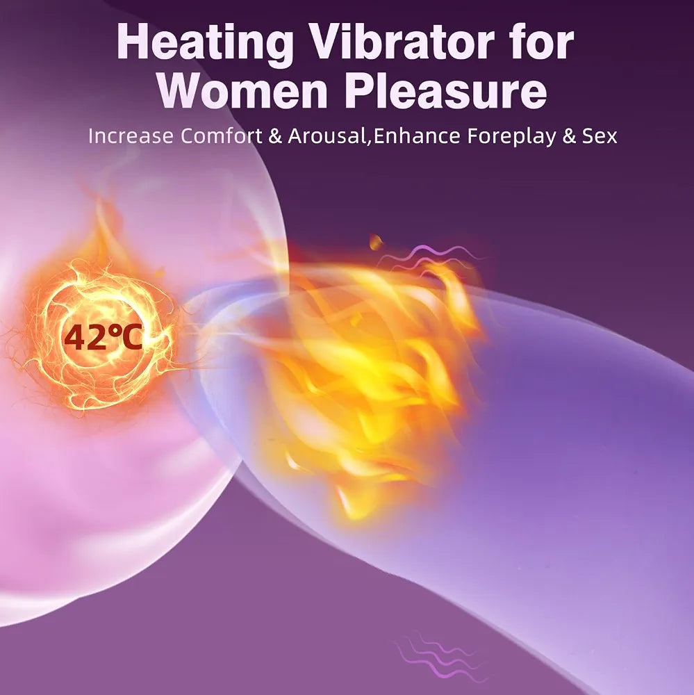 SVAKOM Heated Wearable Vibrating Panties with Detachable Finger Sleeve, APP-Controlled Clitoral and Nipple Stimulator for Couples