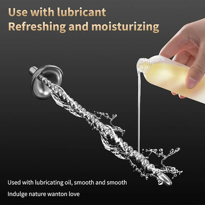 Premium Stainless Steel Urethral Sounding Plug and Dilator Rod for Men