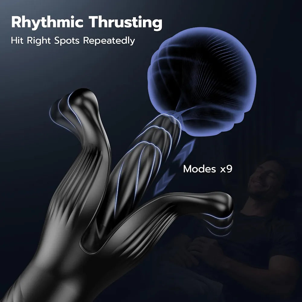 AI-Powered Prostate Massager with App-Controlled Thrusting and Vibration