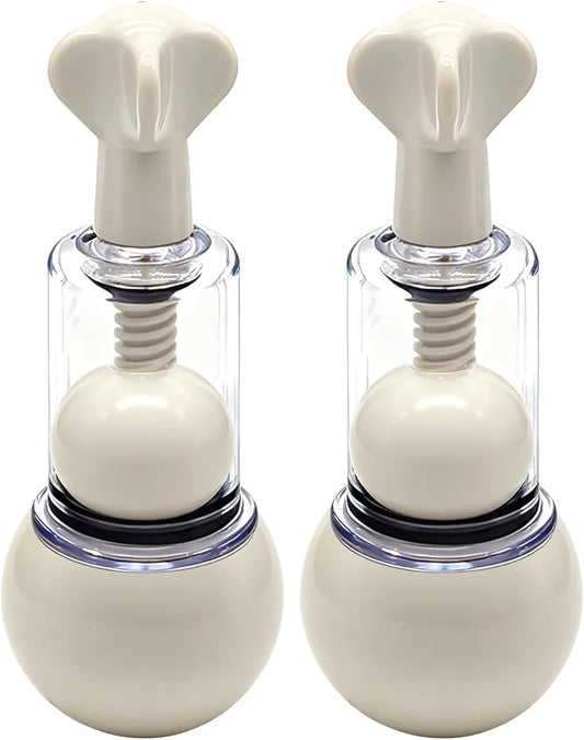 Adjustable Nipple and Clitoral Suction Cup Set - 2 Piece Sensitivity Enhancement Device