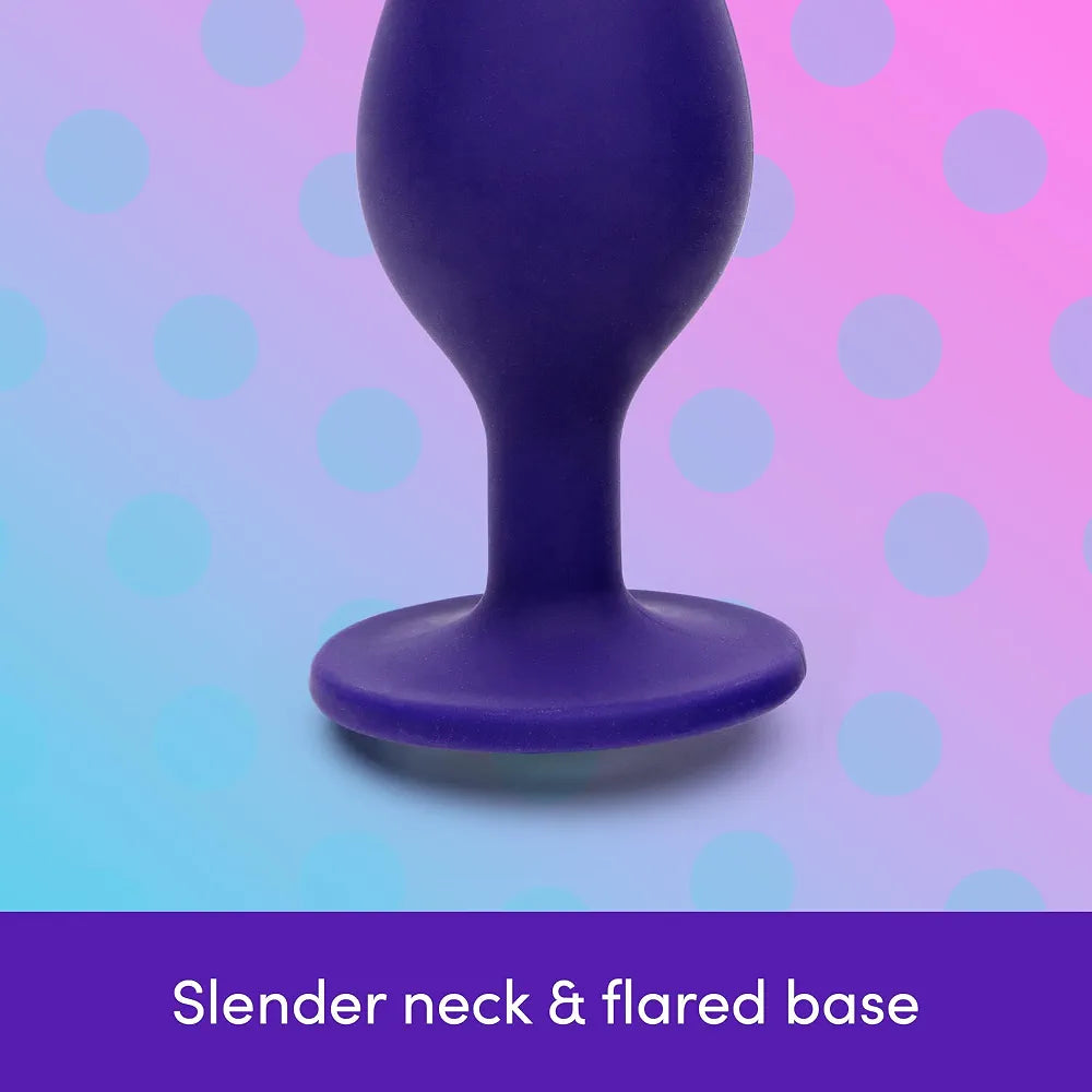 Premium 3-Piece Silicone Anal Training Plug Set with Jeweled Bases