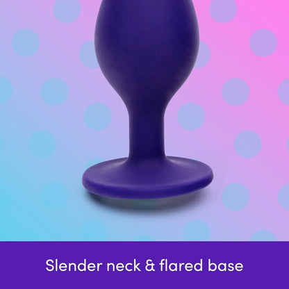 Premium 3-Piece Silicone Anal Training Plug Set with Jeweled Bases