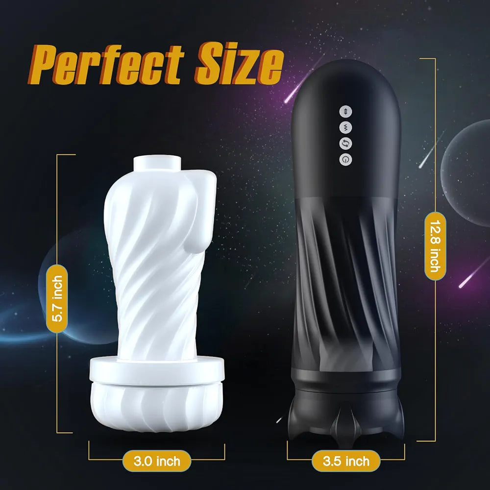 Tracy's Dog Automatic Male Masturbator with Heating, Vibration, and Thrusting Modes