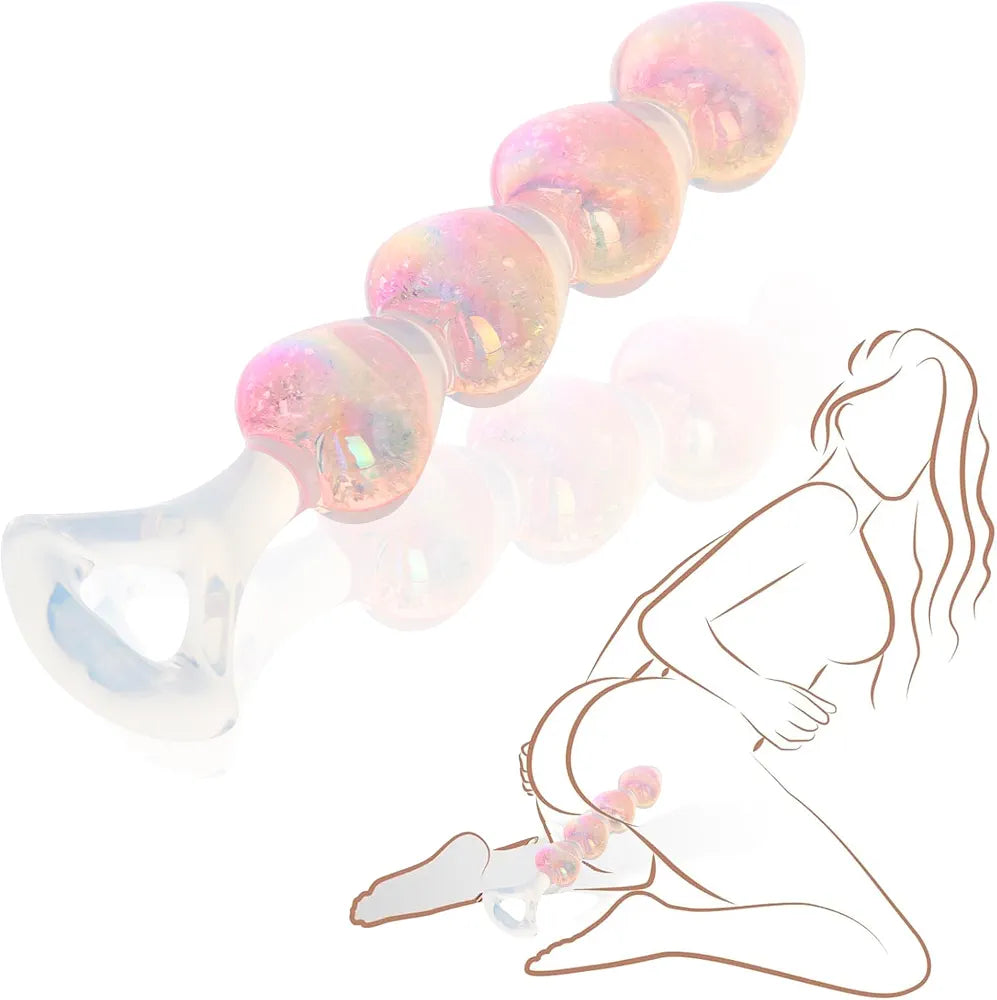 Beginner-Friendly Dual-Layer Silicone Heart-Shaped Anal Training Plug