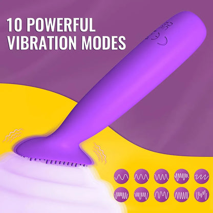 10-Mode Rechargeable Mini Wand and Bullet Vibrator Set for Couples