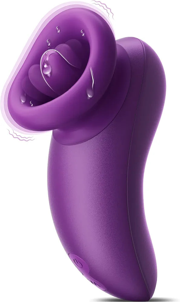 Premium Waterproof Oral Stimulation Device with Pulsating Licking Technology