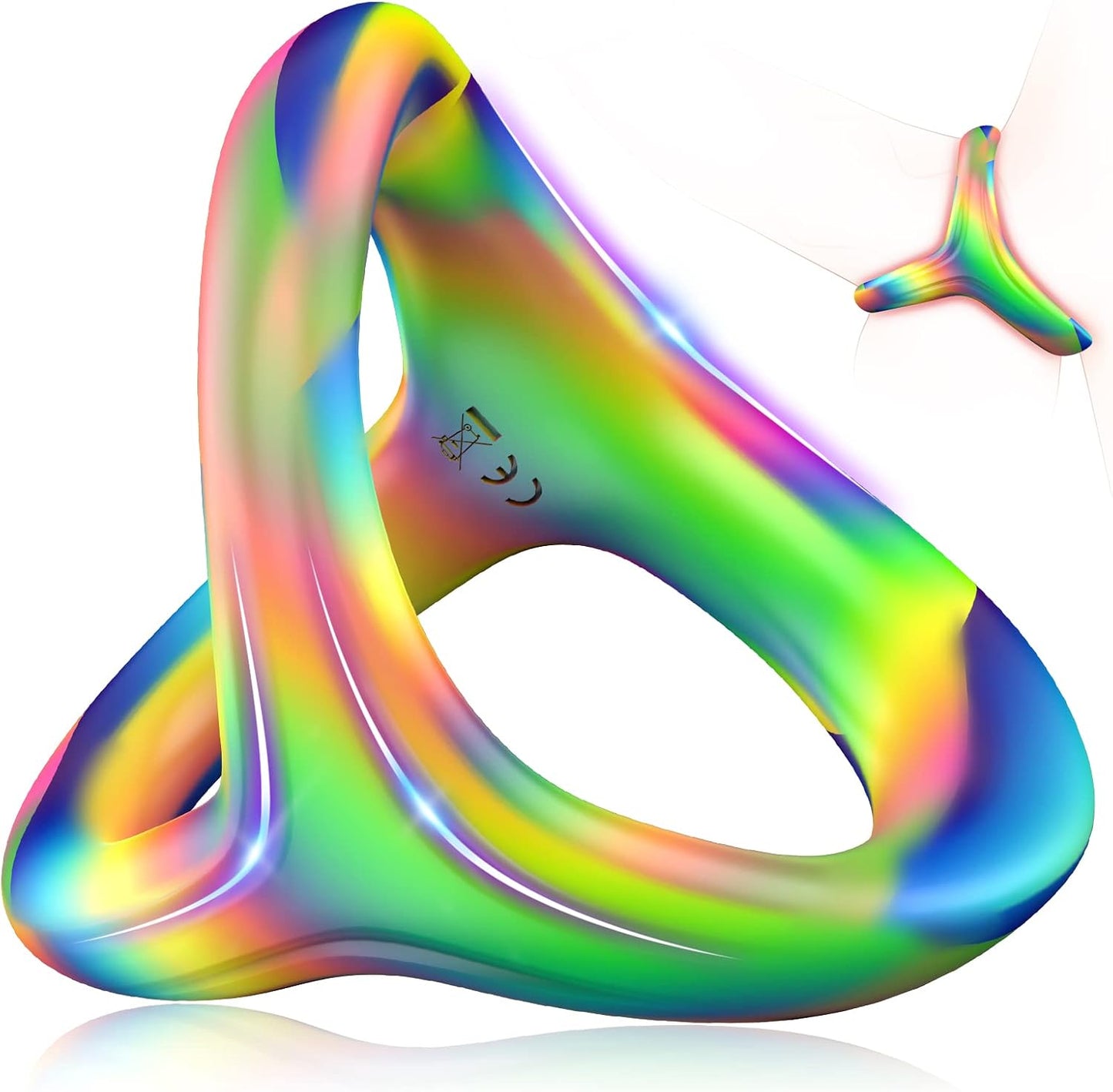 Adorime 3-in-1 Ultra-Soft Silicone Cock Ring for Enhanced Erection and Performance