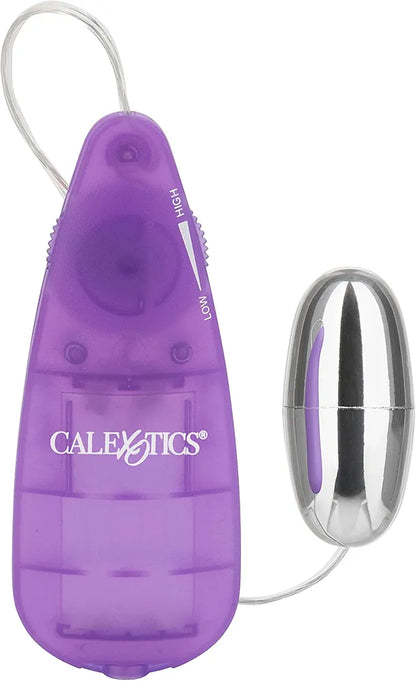 CalExotics Slim Teardrop Multi-Speed Bullet Vibrator - Purple