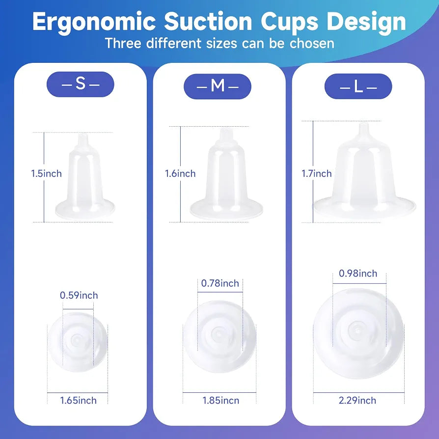 Rechargeable Electric Nipple Corrector with LED Touch Screen for Inverted or Flat Nipples