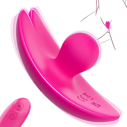 CumTide Remote-Controlled Wearable Panty Vibrator with 10 Modes for G-Spot and Clitoral Stimulation