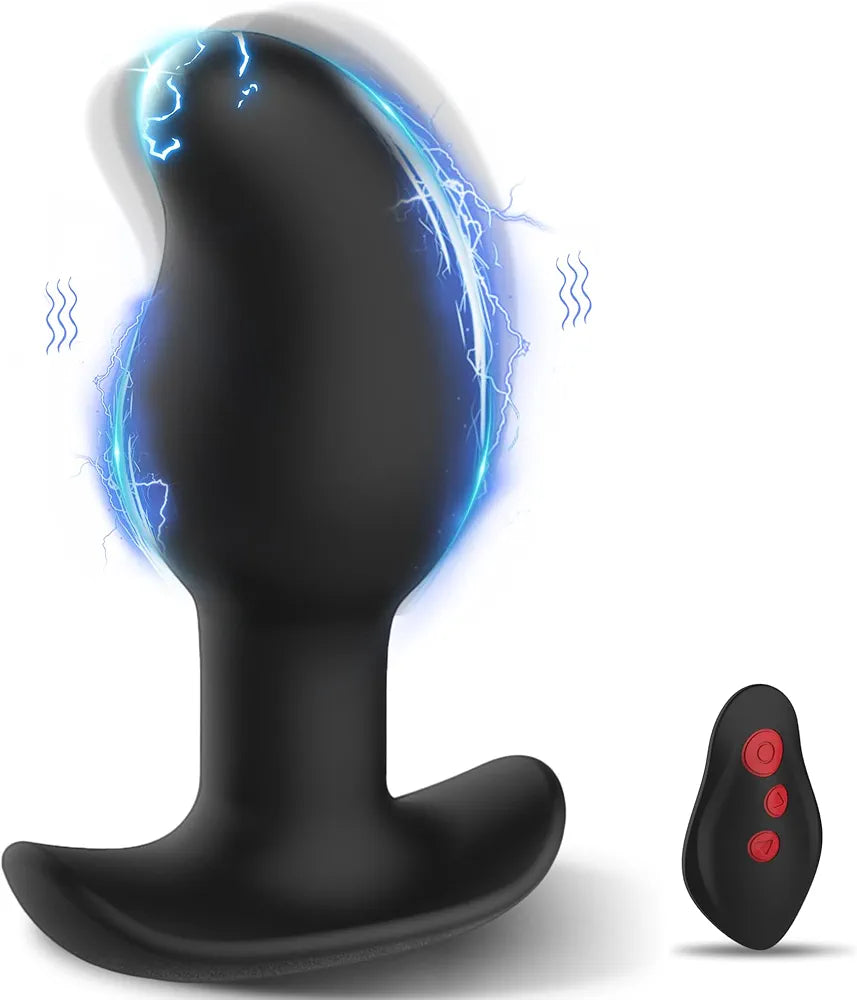 Leyuto Remote-Controlled Prostate Massager and Anal Vibrator with 8 Stimulation Modes