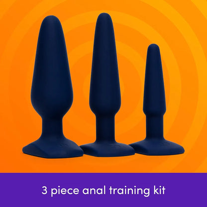 Lovehoney 3-Piece Silicone Anal Training Plug Set for Beginners