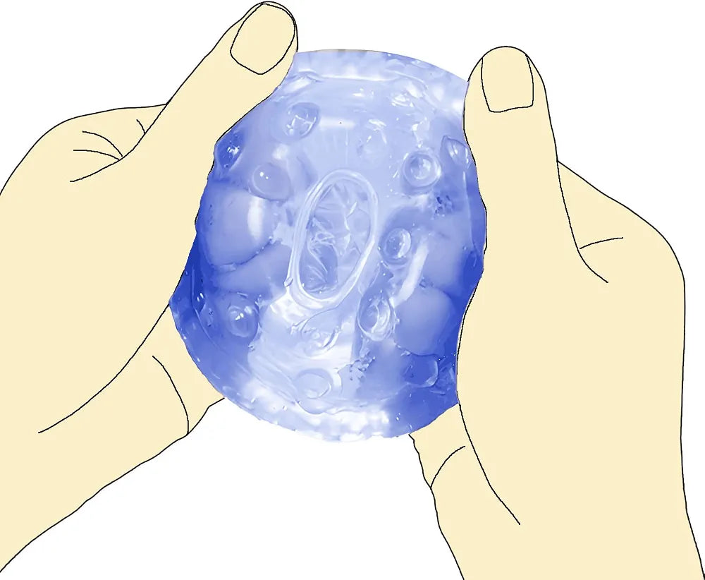 Open-Ended Male Masturbation Sleeve and Penis Training Massager