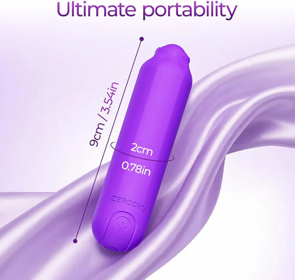 Rose Bullet Vibrator: 10-Mode Rechargeable Waterproof Silicone Vibe with App Control for Clitoral & G-Spot Stimulation