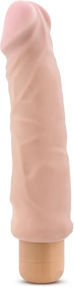 Blush X5 Plus 9.25-Inch Waterproof Realistic Vibrating Dildo with Flexible Shaft and Multi-Speed G-Spot Stimulation