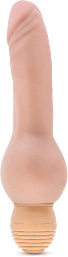 Blush Mr. Right 7-Inch Realistic Vibrating TPE Dildo - Waterproof Multi-Speed Beginner-Friendly Pleasure Toy