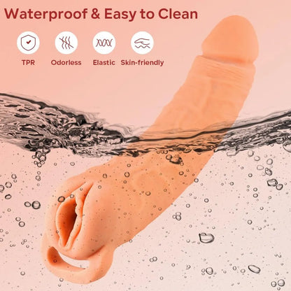 Pennis Extender with Cock Ring Male Masturbator Sex Toys Cock Sleeve Realistic Pocket Pussy Adult Toys for Couples Men Women