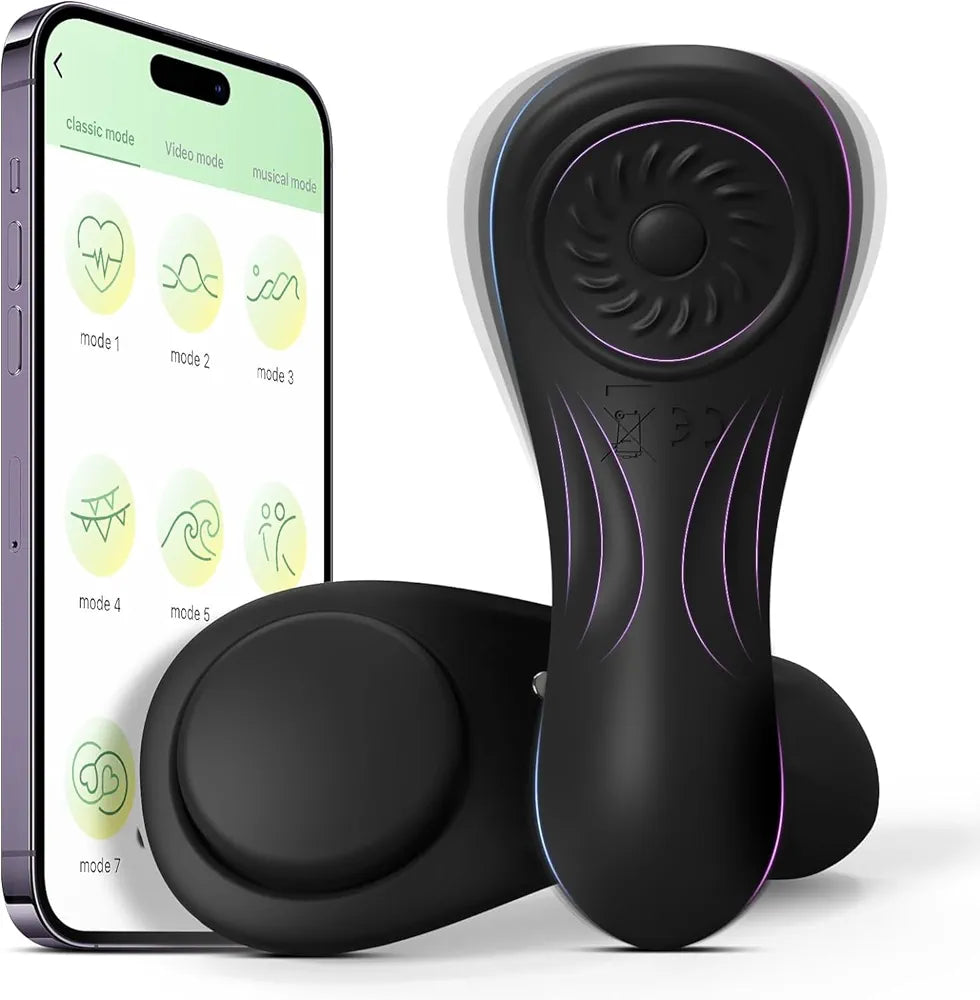 Butterfly Wearable Clitoral Vibrator with Remote Control, Magnetic Closure, and 7 Whisper-Quiet Vibration Modes