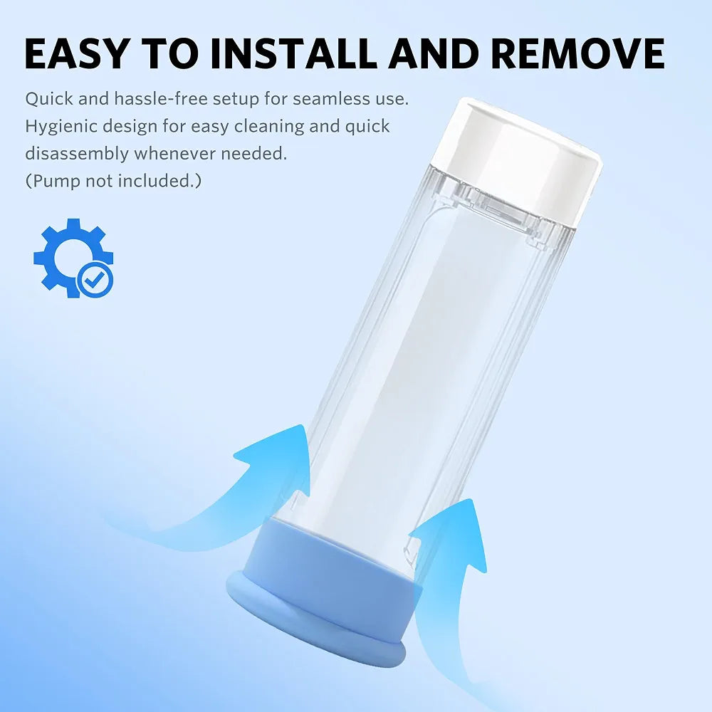 JoyLoop Advanced Silicone Pump Sleeve - Large Opening, Durable Comfort Seal
