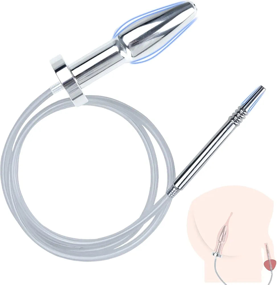 Stainless Steel Double-Headed Urethral Dilator and Penis Plug - Professional Sounding Rod for Men