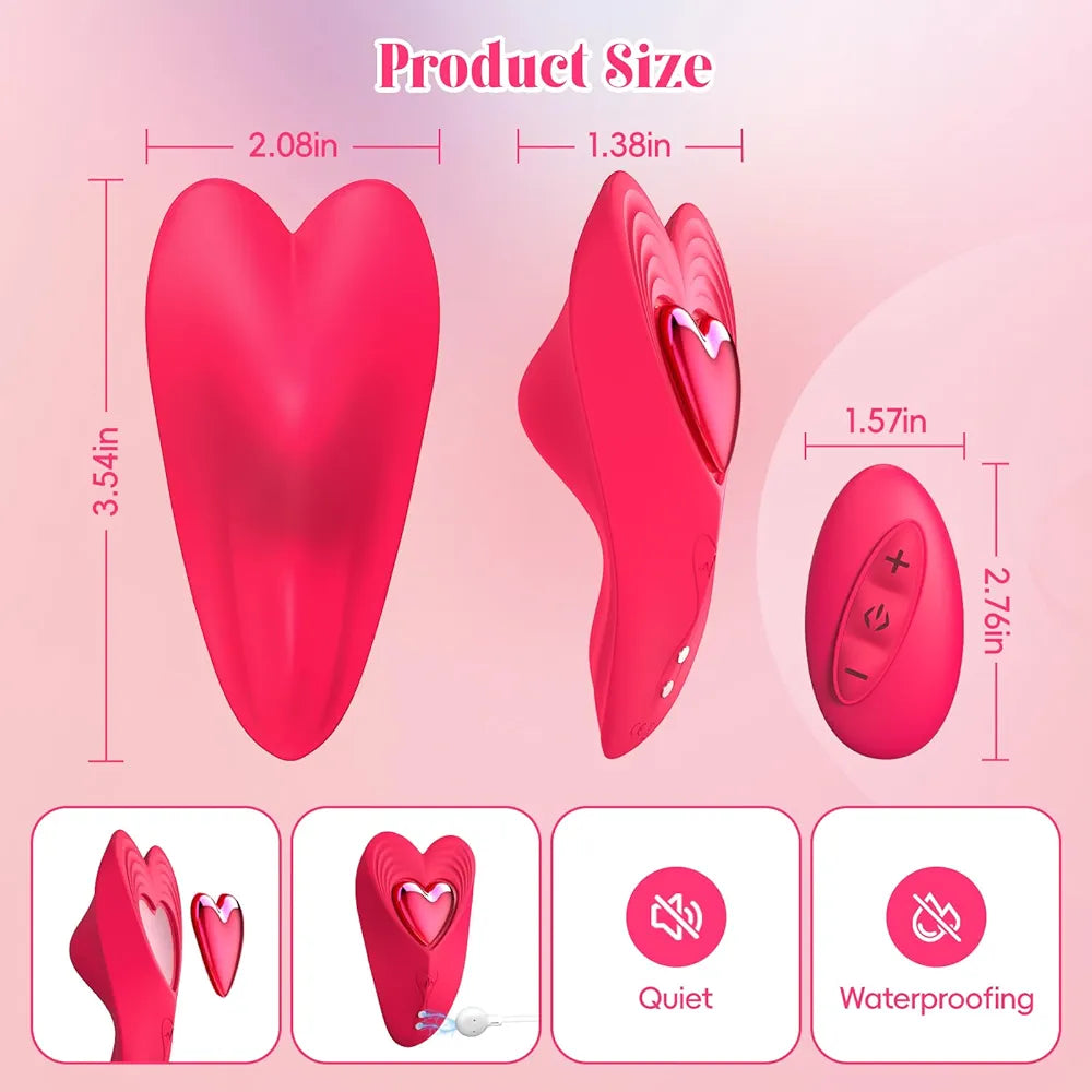 App-Controlled Wearable Remote Vibrating Panties for Couples with 10 Vibration Settings