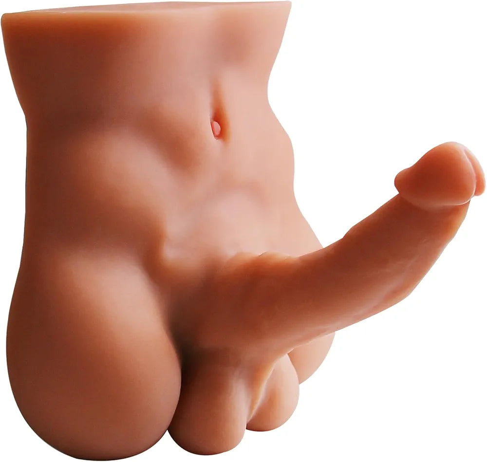 Realistic 5LB Flexible Dildo Sex Doll with 5-Inch Cock for G-Spot and Anal Stimulation