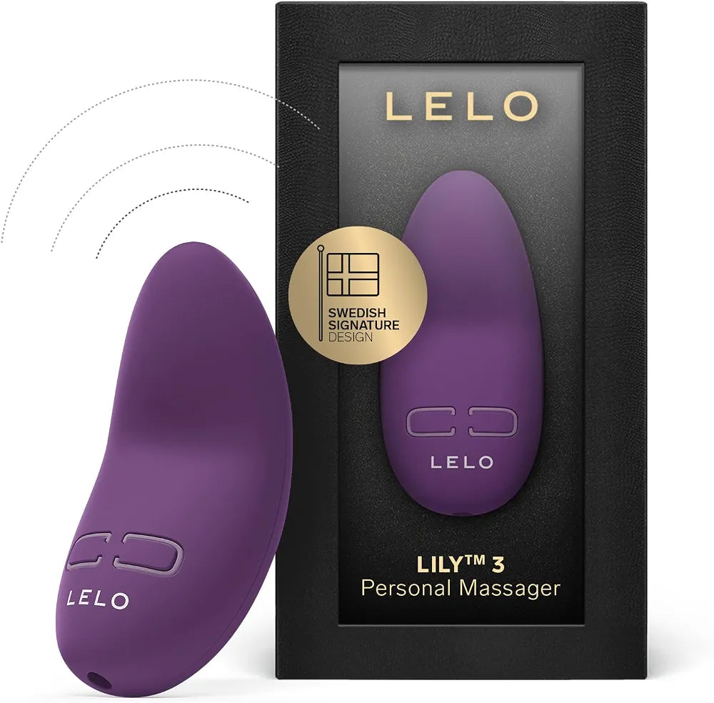 LELO Lily 3 Rechargeable Mini Bullet Vibrator - 10 Pleasure Settings, Dark Plum