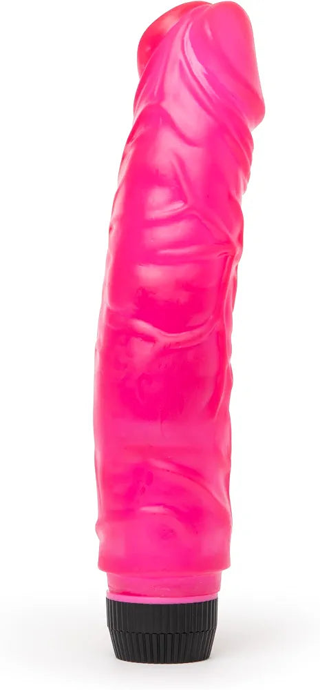 Premium 8-Inch Realistic Multispeed Vibrating Dildo for Couples and Solo Play - Waterproof Pink