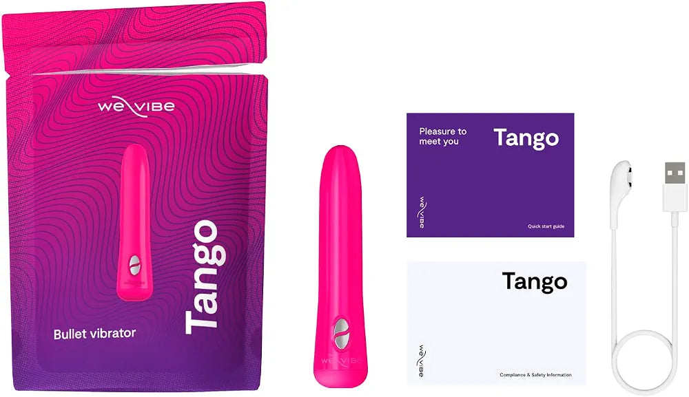 Tango Rechargeable Waterproof Clitoral Vibrator with 8 Modes