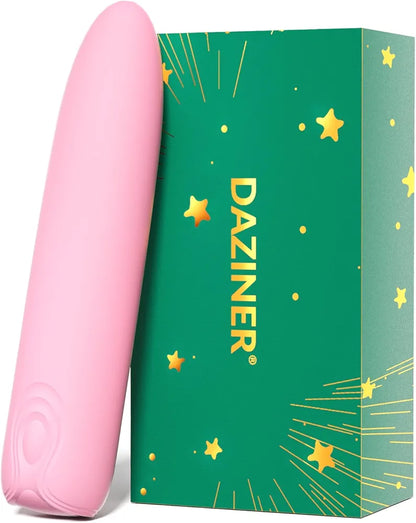 Whisper-Quiet Rechargeable Lipstick Bullet Vibrator with 10 Modes for Targeted Stimulation