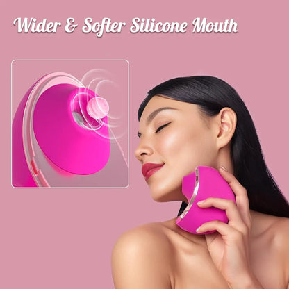 YUKZEN 10-Mode Silent Clitoral Suction Vibrator with Travel Case