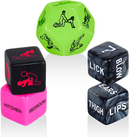 Romantic Couples Position Dice Game for Date Night
