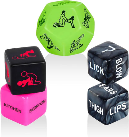 Romantic Couples Position Dice Game for Date Night
