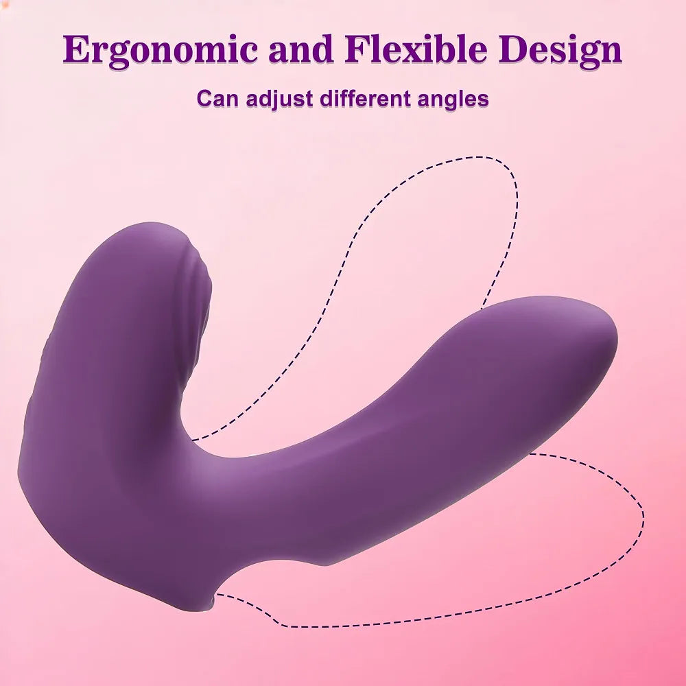 Discreet Finger-Wearable Clitoral Stimulator with 10 Vibration Patterns