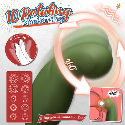 Remote-Controlled C-Shaped Prostate Massager and Dual-Ring Cock Vibrator for Men