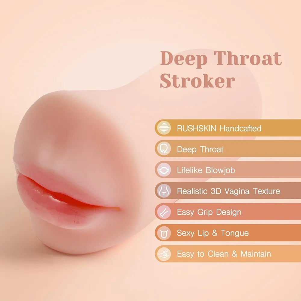 Tracy's Dog Realistic RUSHSKIN Deep Throat Pocket Masturbator for Men