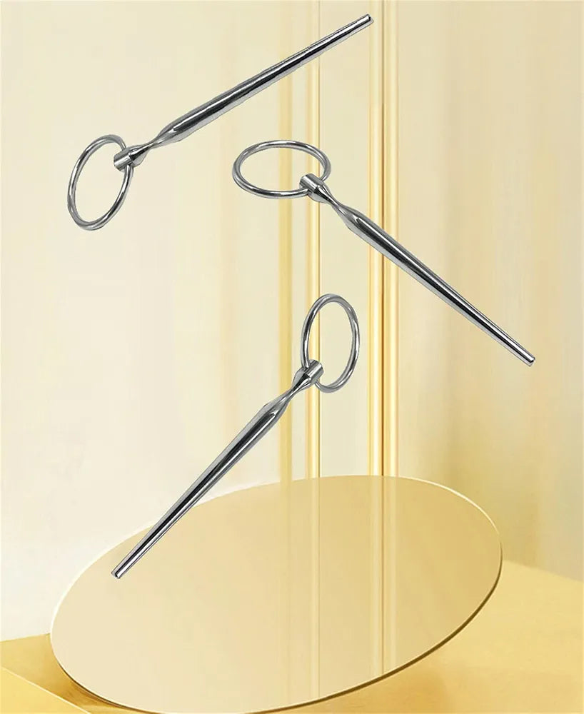 Stainless Steel Urethral Dilator and Stimulator for Men