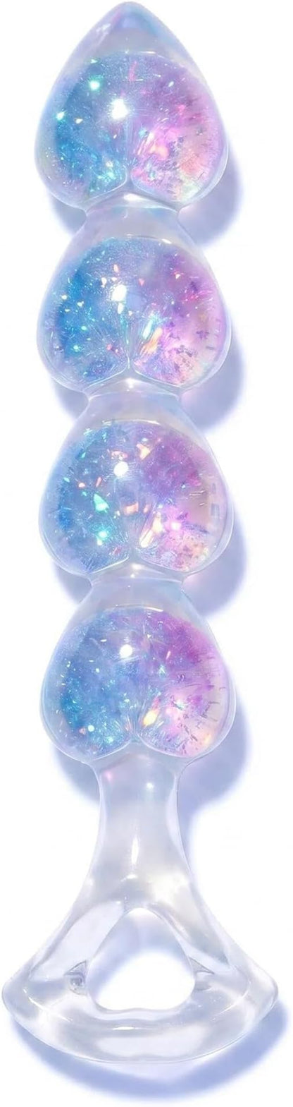 Beginner-Friendly Dual-Layer Silicone Heart-Shaped Anal Training Plug
