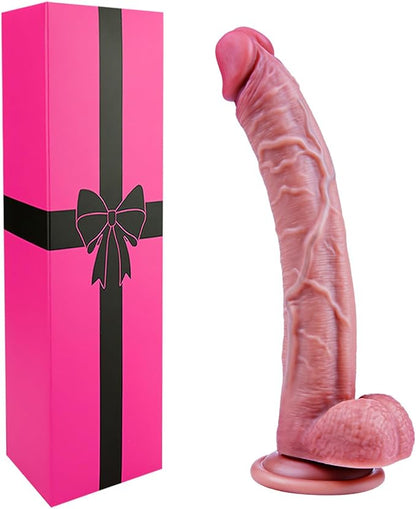 7-Inch Ultra-Slim Realistic Silicone Beginner Dildo with Suction Cup