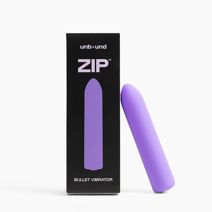 Unbound Zip USB Rechargeable Mini Bullet Massager – Compact, Multi-Speed Personal Massager with Powerful Tungsten Steel Motor