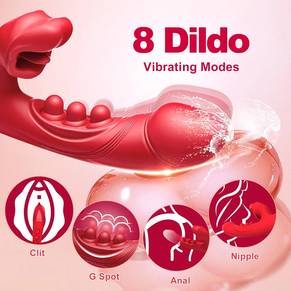 Premium App-Controlled Rabbit G-Spot Wand Vibrator with Dual-Action Stimulation
