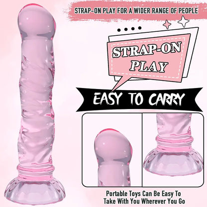 4-Piece Silicone Anal Training Kit with Suction Base for Beginners and Advanced Users