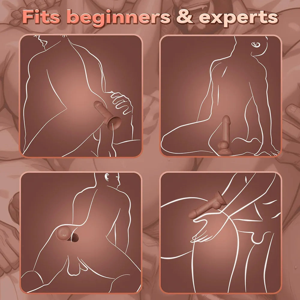 Zenvester Remote-Controlled Prostate Massager with 10 Vibration and Thrusting Modes