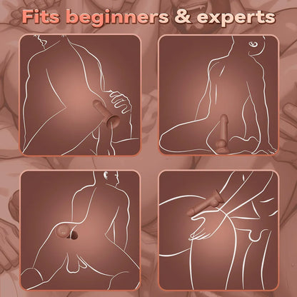 Zenvester Remote-Controlled Prostate Massager with 10 Vibration and Thrusting Modes