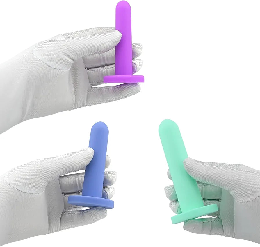 Silicone Anal Training and Pelvic Floor Dilator Kit for Beginners