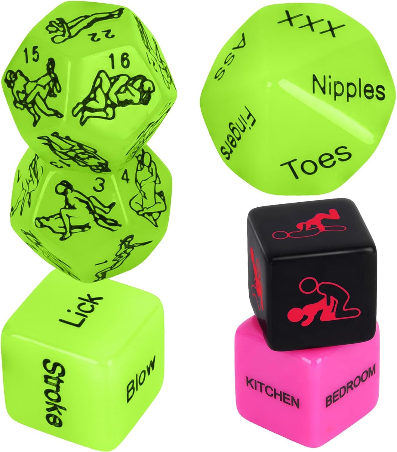 Romantic Couples Position Dice Game for Date Night